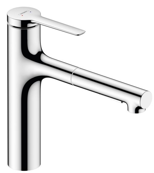 Hansgrohe-HG-Spueltischmischer-160-Zesis-M33-Ausziehbrause-2jet-chrom-74801000 gallery number 1